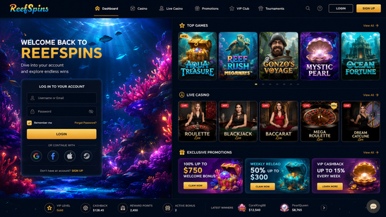reefspins Gameplay