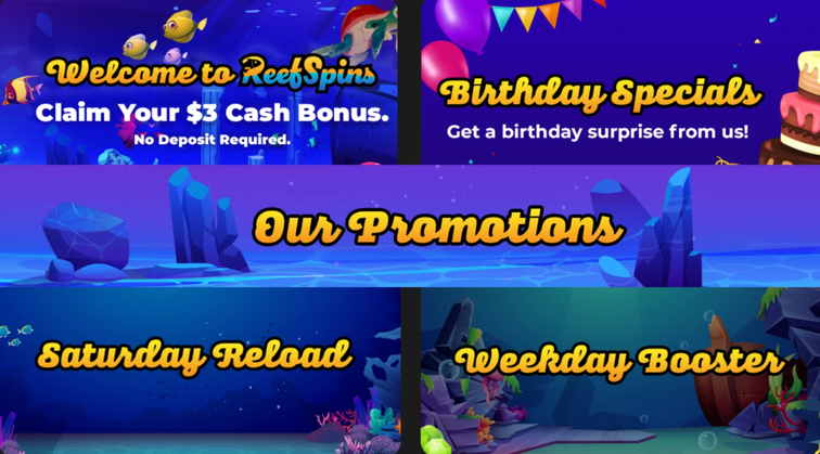 reefspins Gameplay